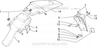Rear mudguard