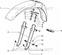 Front mudguard