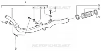 Belt cooling tube