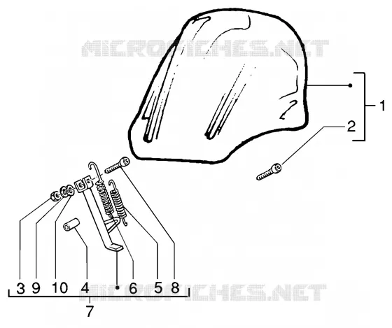 Windshield kit-stand kit
