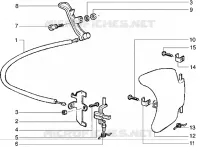 Petrol cap-steering wheel lock
