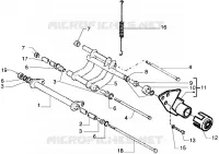Swinging arm
