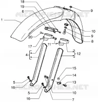 Front mudguard