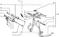 Central stand - Swinging arm