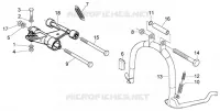 Central stand-swinging arm