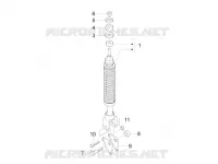 Rear suspension - Shock absorber/s