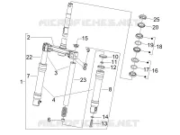 Fork/steering tube - Steering bearing unit