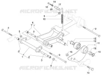Swinging arm
