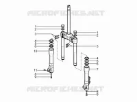 Fork's components (Kayaba)