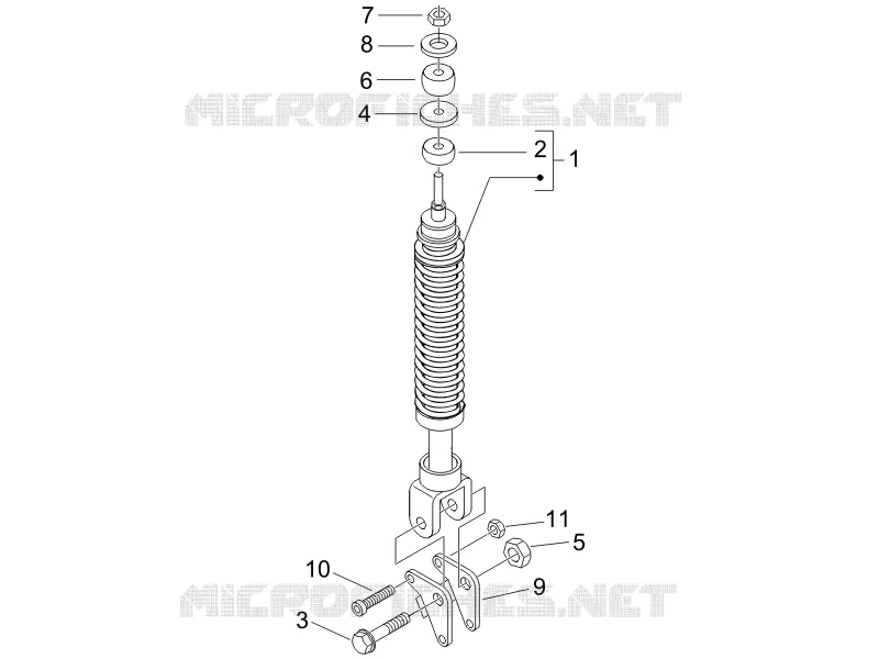 Rear suspension - Shock absorber/s