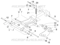 Swinging arm