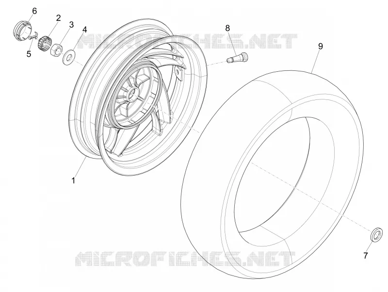 Rear wheel
