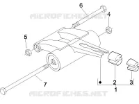 Swinging arm