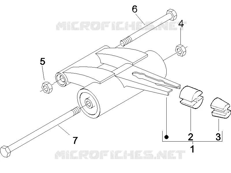Swinging arm