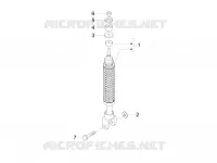 Rear suspension - Shock absorber/s