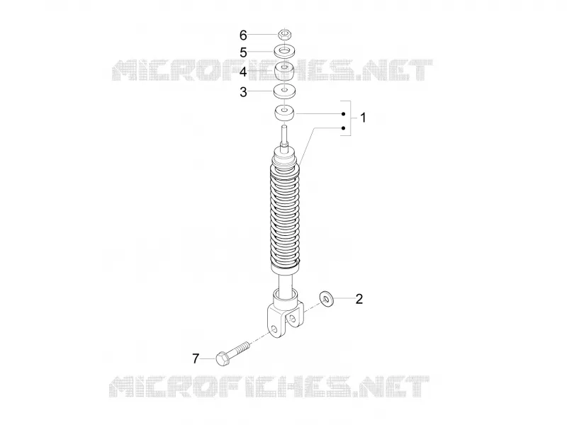 Rear suspension - Shock absorber/s