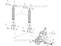 Rear suspension - Shock absorber/s