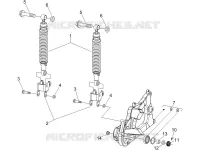 Rear suspension - Shock absorber/s