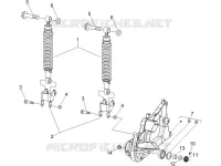 Rear suspension - Shock absorber/s