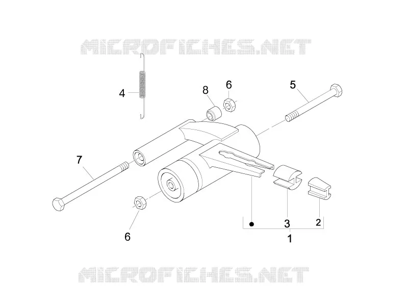 Swinging arm