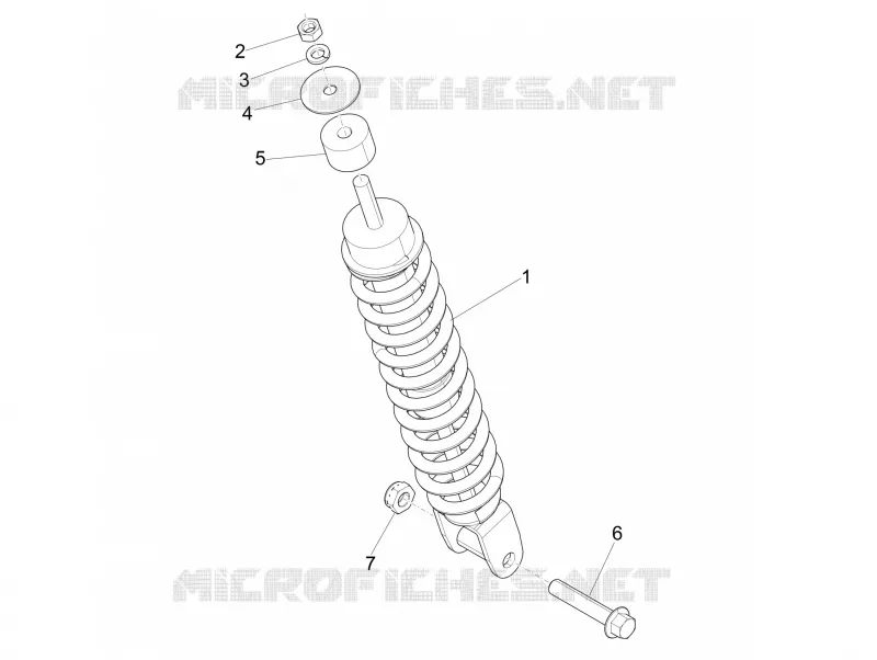 Rear suspension - Shock absorber/s