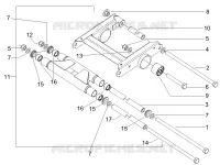 Swinging arm