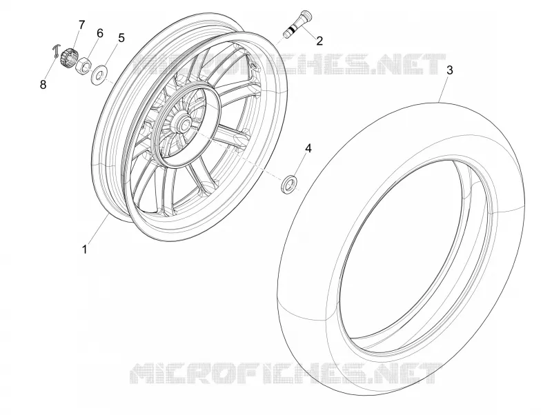 Rear wheel