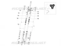 Fork's components (Kayaba)