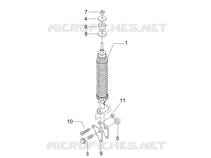 Rear suspension - Shock absorber/s