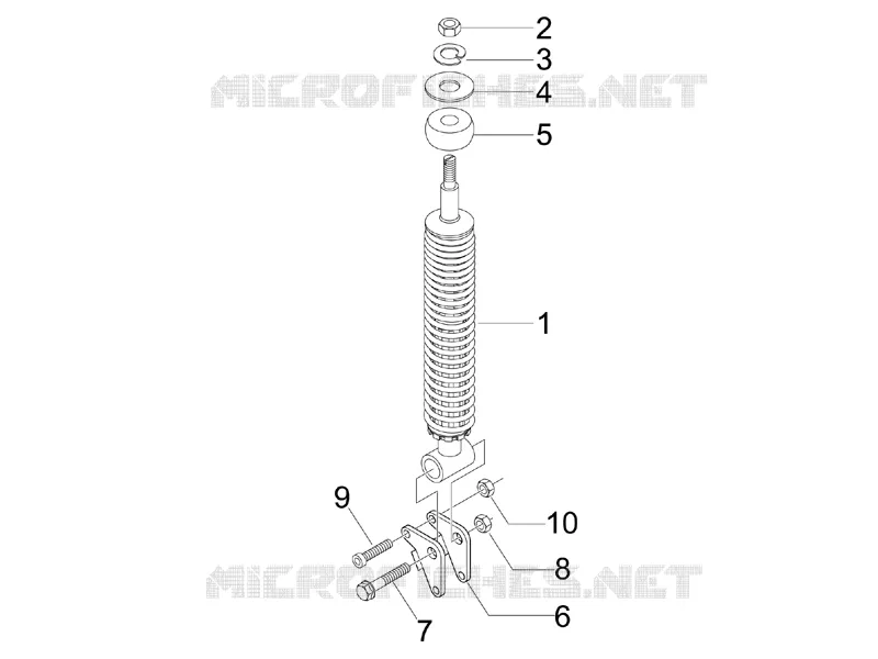 Rear suspension - Shock absorber/s