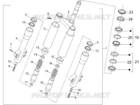 Fork/steering tube - Steering bearing unit