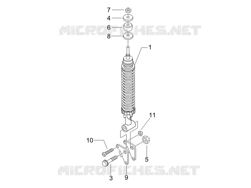 Rear suspension - Shock absorber/s