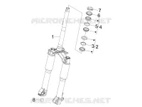 Fork/steering tube - Steering bearing unit