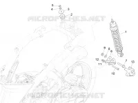 Rear suspension - Shock absorber/s