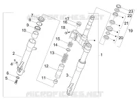 Fork/steering tube - Steering bearing unit