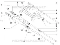 Swinging arm