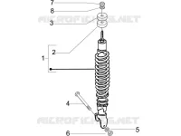 Rear suspension - Shock absorber/s