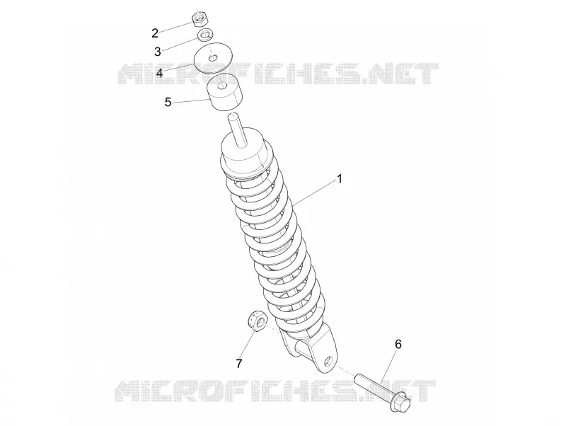 Rear suspension - Shock absorber/s