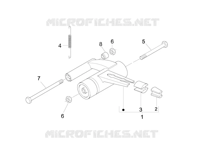 Swinging arm
