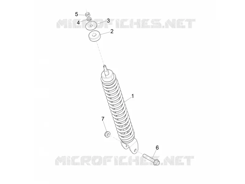 Rear suspension - Shock absorber/s