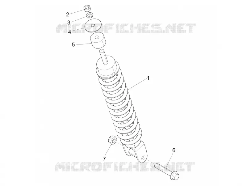 Rear suspension - Shock absorber/s