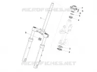 Fork/steering tube - Steering bearing unit