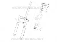 Fork/steering tube - Steering bearing unit