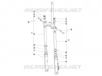Fork's components (Kayaba)