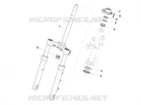 Fork/steering tube - Steering bearing unit