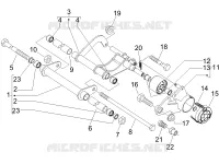 Swinging arm