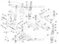 Fork/steering tube - Steering bearing unit