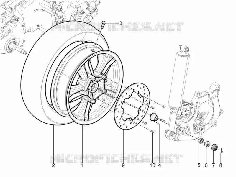 Rear wheel