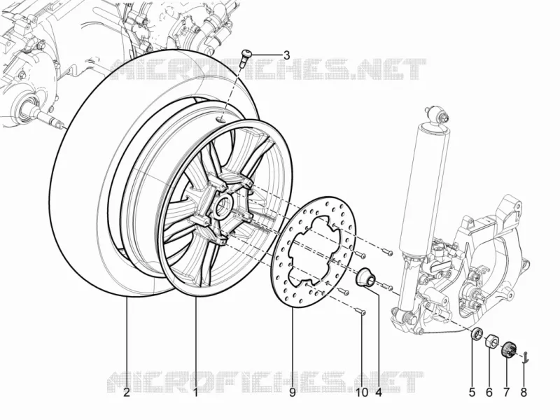 Rear wheel