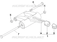 Swinging arm